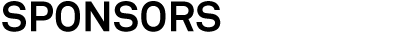 Sponsors Sponsors